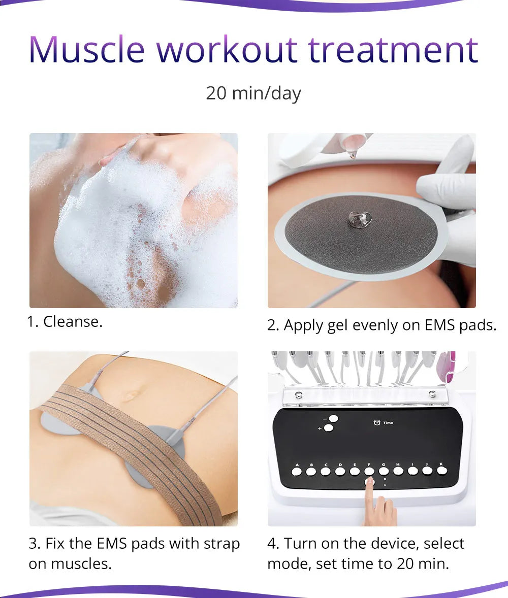 EMS Muscle Stimulation Vacuum Therapy Breast Enhancement Butt Lift Machine Bio Microcurrent Treatment Body Shaping Device