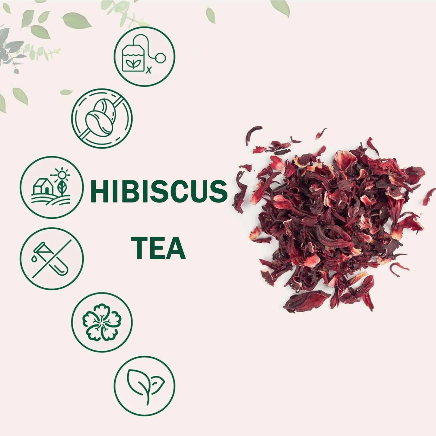 100 bags-Luoshen flower tea bag, decaffeinated herbal tea bag, rich in antioxidants, tea lovers' gift, antioxidant rich mixture