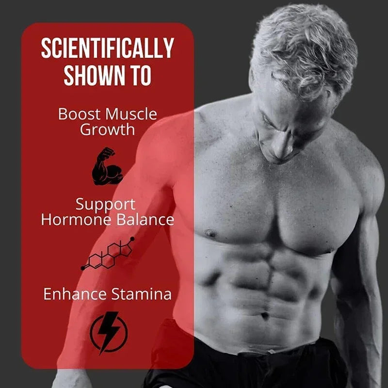 Muscle Supplement - Muscle Mass Increase, Anabolic Activity Support,Muscle Development,Increased Strength - 120 Capsules