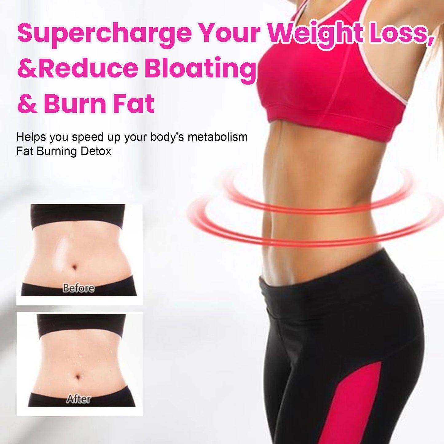 Googeer 28pcs Herbal Detox Tea Slimming Body Enhance Immunity Fat Burning Shaping Curves Weight Loss Tea for Tighten Abdomen