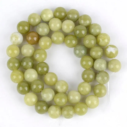 Natural Round Tiger Eye Amazonite Lava Turquoises Agates Jaspers Garnet Spacer Loose Stone Beads For Jewelry Making DIY Bracelet