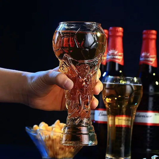 Beer Glass Coffee Mugs trophy shape Comfort with Distinctive Texture Beer Mug Suitable for Family Gatherings