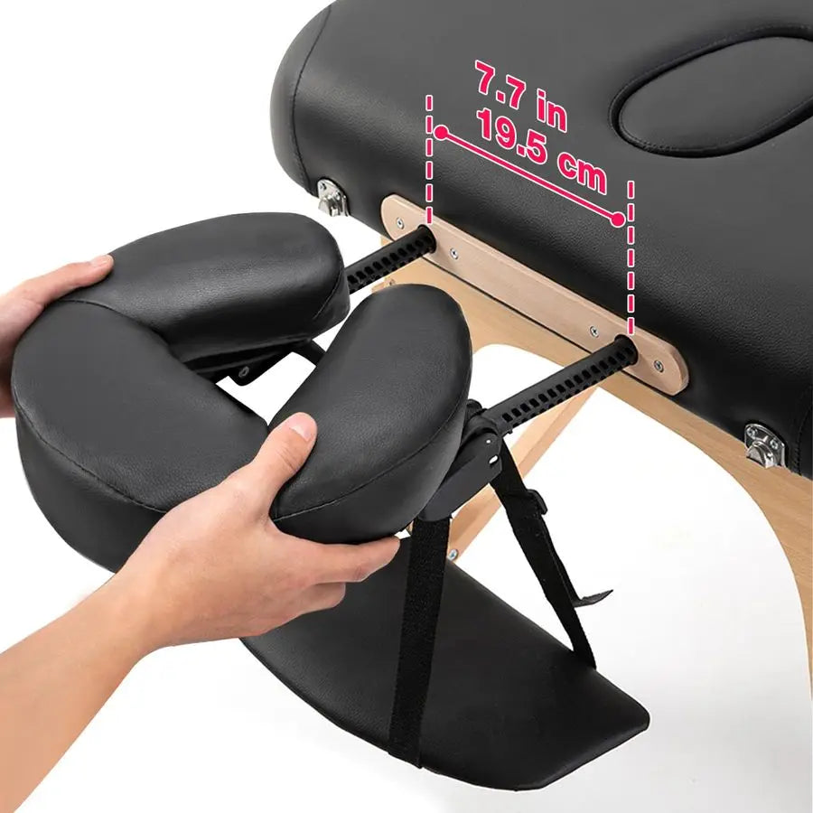Massage Table Face Cradle amp Cushion, Adjustable Massage Chair Spa Bed Headrest amp Face Pillow Support, Massage Platform Head