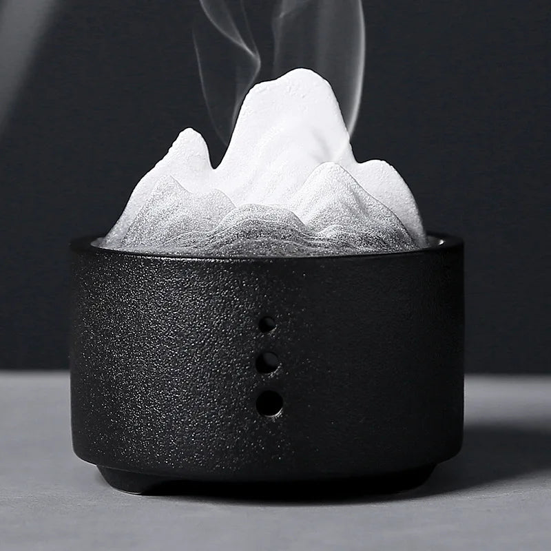 Creative ceramic incense pedestal - Home indoor deodorizing incense burner - Aromatherapy yoga atmosphere plate incense burner