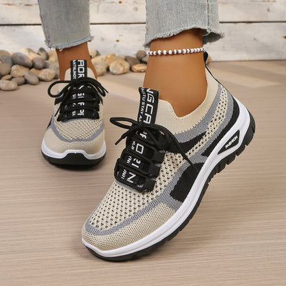 Women's Shoes Double-Color Work Shoes for Ladies, Single Shoes Casual Sneaker Shoes Woman 2026 Free Shipping Shoes