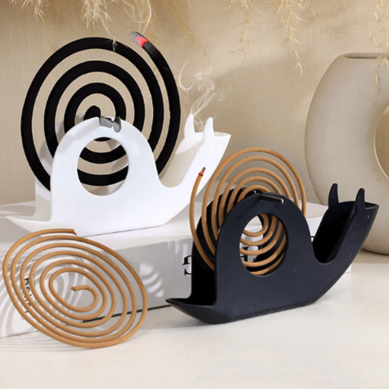 Modern Iron Incense Holders Coil Burner Frame Mosquito Repellent for Household Bedroom Patio - Rustic Incense Rack