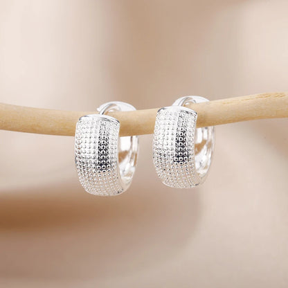 Gold Color Small Hoop Earrings for Women Stainless Steel Silver Color