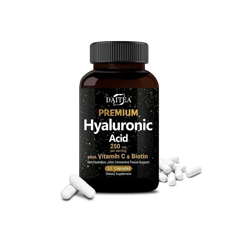 Hyaluronic Acid  Supplement | Contains Vitamin C and Biotin, Skin Moisturizing, Maintain Joint Health, Promote Hair Growth