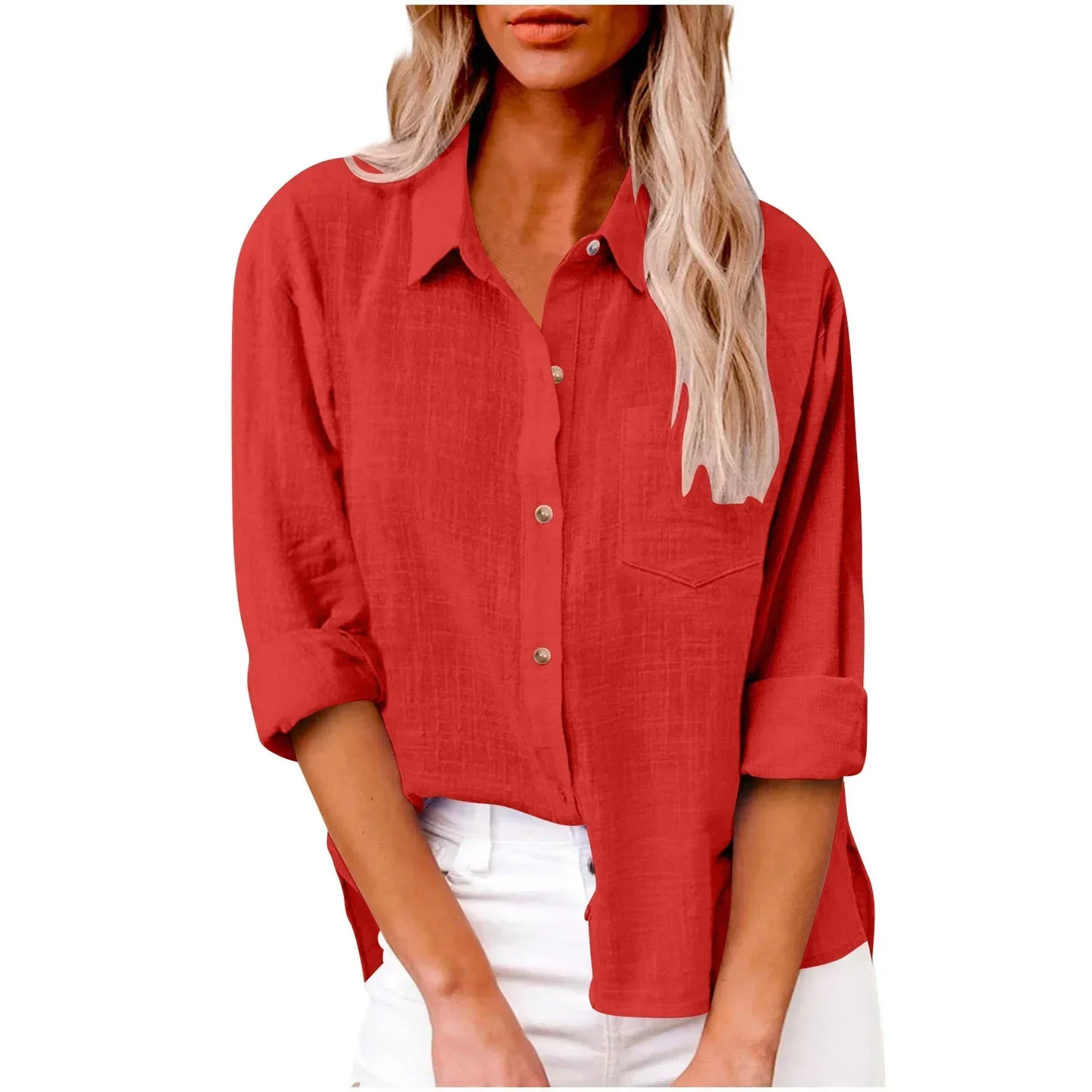 Cotton Linen Long Sleeve  T-Shirt Woman Clothes,Tshirt Elegant Casual Tops Tees Streetwear