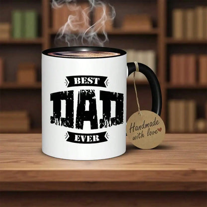 1pc 11oz the best mugs for dads forever-the perfect gift for Father's Day, birthdays, Christmas, New Year's, and Valentine's Day