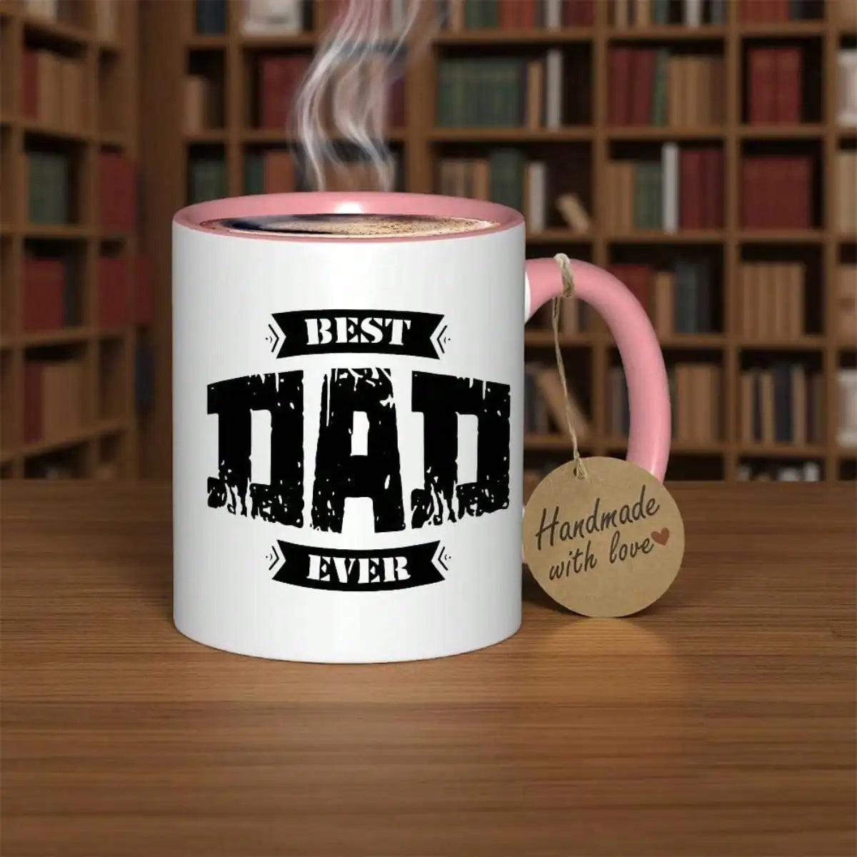 1pc 11oz the best mugs for dads forever-the perfect gift for Father's Day, birthdays, Christmas, New Year's, and Valentine's Day