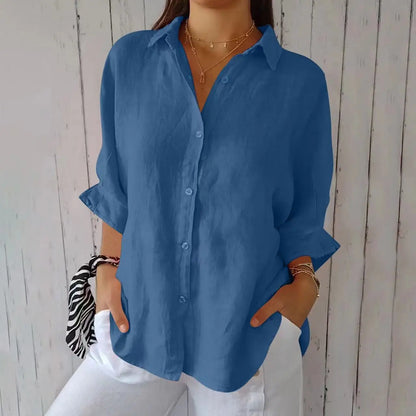Summer Cotton Linen T Shirt Women Clothes Blusas Woman T-Shirts Loose Streetwear.