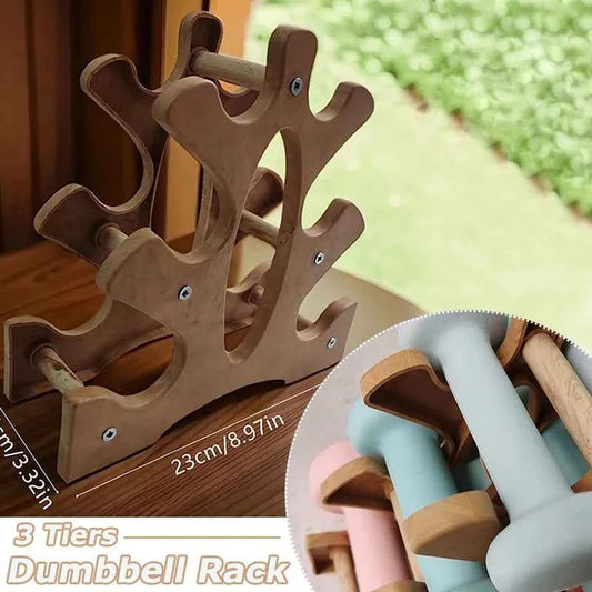 6 Slots Dumbbell Rack Home Sport Fitness Equipment Storage Holder Weight Support Dumbbell Floor Bracket Gym Space Saver Shelf