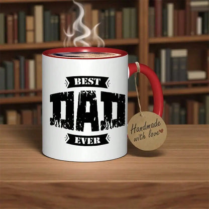 1pc 11oz the best mugs for dads forever-the perfect gift for Father's Day, birthdays, Christmas, New Year's, and Valentine's Day