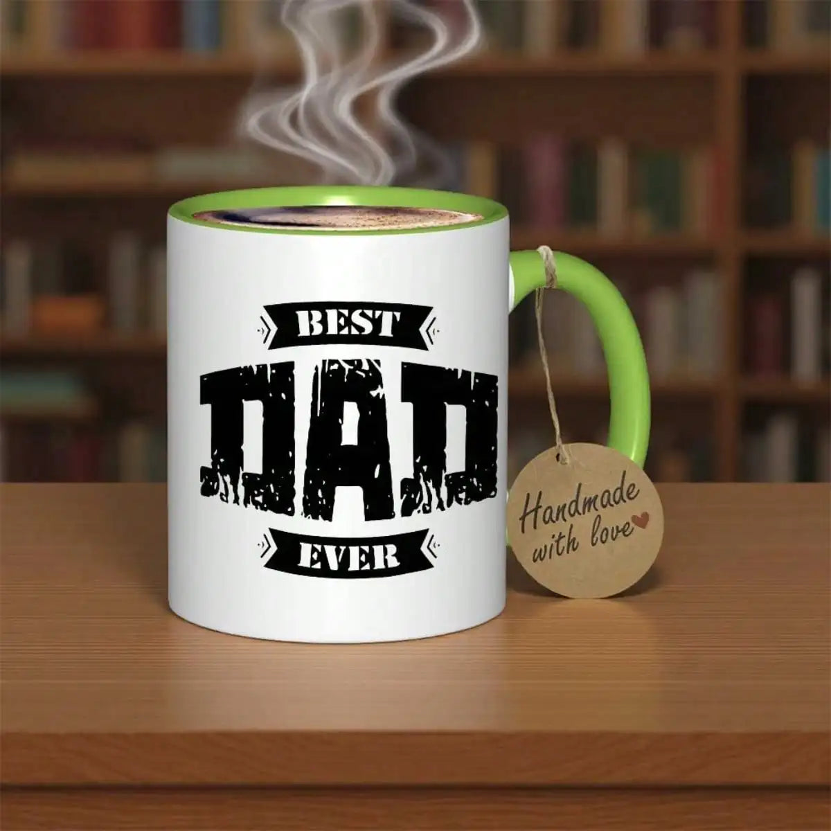 1pc 11oz the best mugs for dads forever-the perfect gift for Father's Day, birthdays, Christmas, New Year's, and Valentine's Day