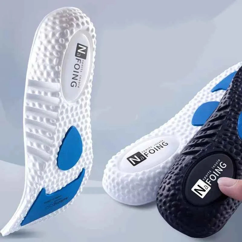 Sport Insoles for Shoes Sole Shock Absorption Deodorant Breathable Cushion Running Insoles For Feet Man Women Massage Care Pads