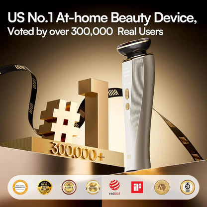 3-in-1 Red Light Therapy Device for Face and Neck: Lift, Firm, and Enhance Skin with Adjustable Modes