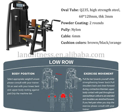 Gym Equipment Wholesale Workout Gym Set Exercise Muscle Rowing Trainer LAND FITNESS