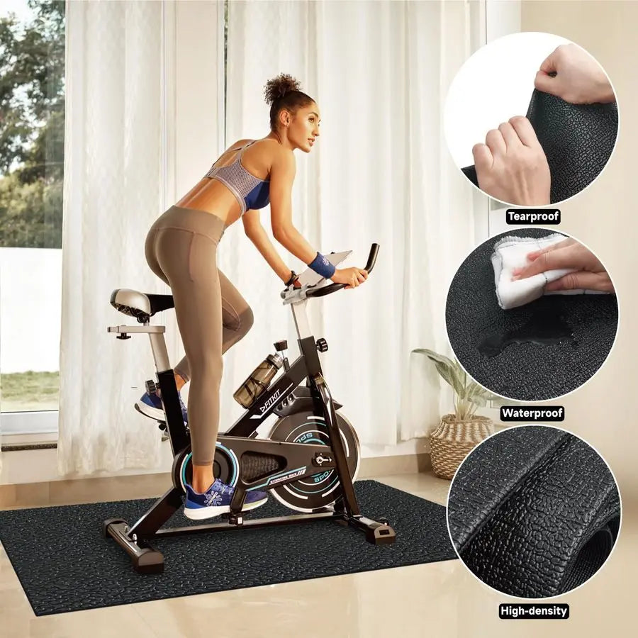 36 x 78 Durable AntiSlip Workout Mat 1 4 Thick Ultimate Floor Protection, NoiseReducing,TearResistant AllPurpose Exercise Mat fo