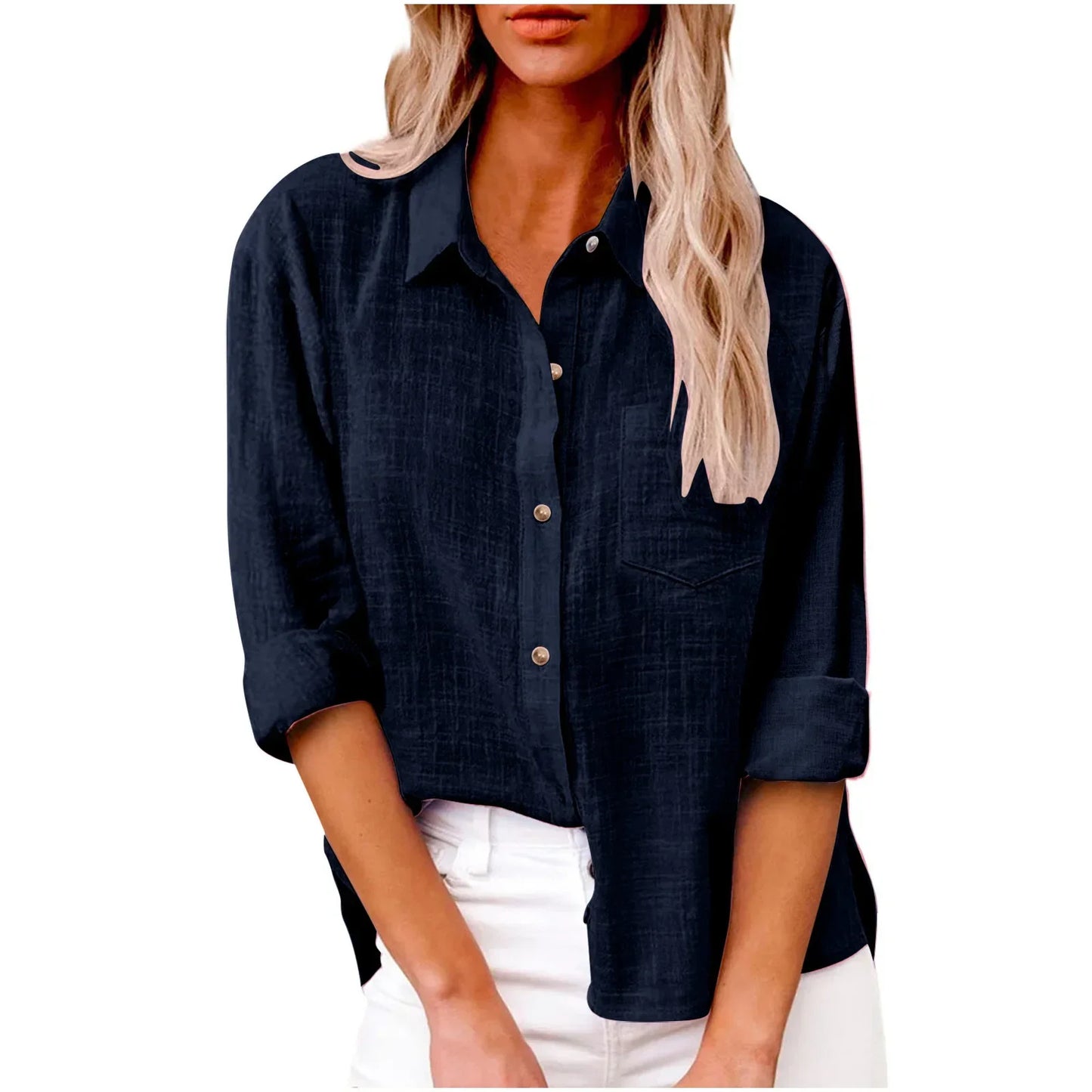 Cotton Linen Long Sleeve  T-Shirt Woman Clothes,Tshirt Elegant Casual Tops Tees Streetwear