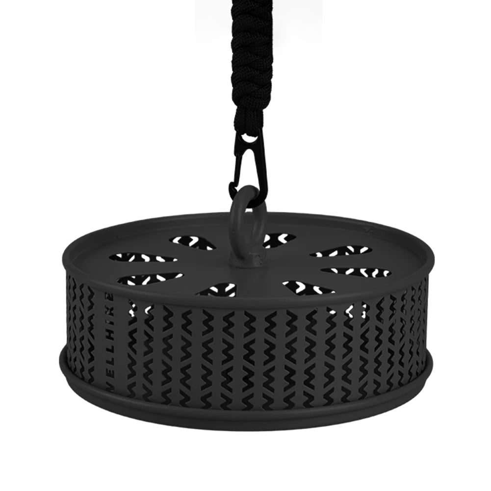 Hollow Mosquitoes Coil Tray with Cover Mosquito  Incense Box Metal  Incense Coil Burner for Outdoor Camping