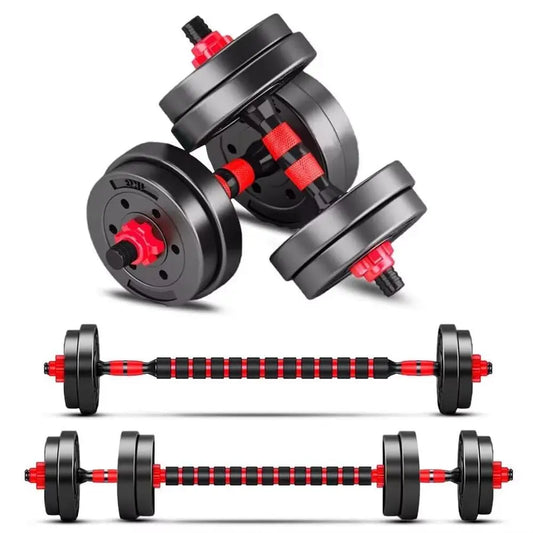 WeightsDumbbells Set of 2 Convertible To Barbell A Pair of Lightweight for Home Gym,Women and Men Equipment