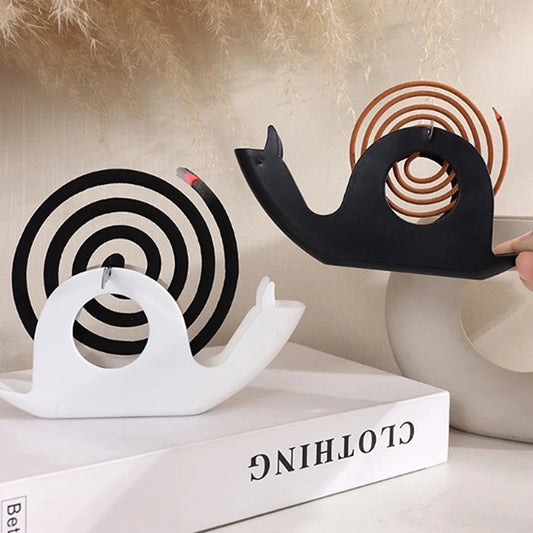 Modern Iron Incense Holders Coil Burner Frame Mosquito Repellent for Household Bedroom Patio - Rustic Incense Rack