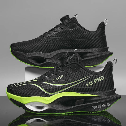 Running Shoes Men Sports Carbon Board Speciality Marathon Breathable Lightweight Women Comfortable Athletic Nonskid Sneakers
