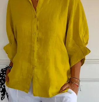 Summer Cotton Linen T Shirt Women Clothes Blusas Woman T-Shirts Loose Streetwear.