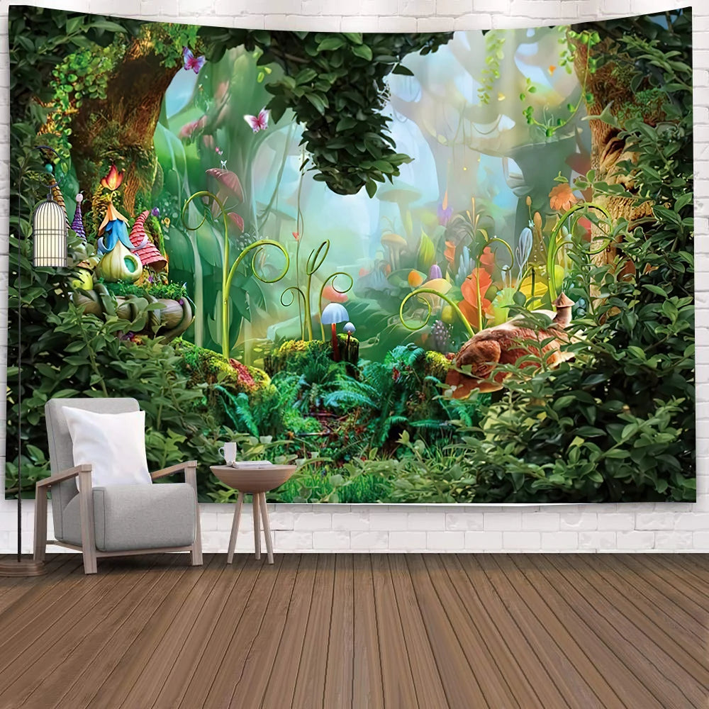 Indian Mandala Wall Hanging Tapestry Boho Wall Cloth Tapestries Decor Psychedelic Hippie Bohemia Wall Carpet Bedroom Decoration