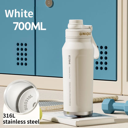 Waterbottle Stainless Steel Tumble Large Capacity Insulated Flasks Cycling Sports Portable Water Bottle for Men