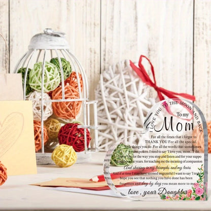 Mom Heart Keepsake - Perfect Birthday & Mother's Day Gift