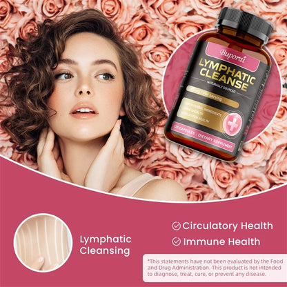 Lymphatic Cleanse Supplement - Lymph System Health Support, Cleansing & Detox, Improves Overall Well-being