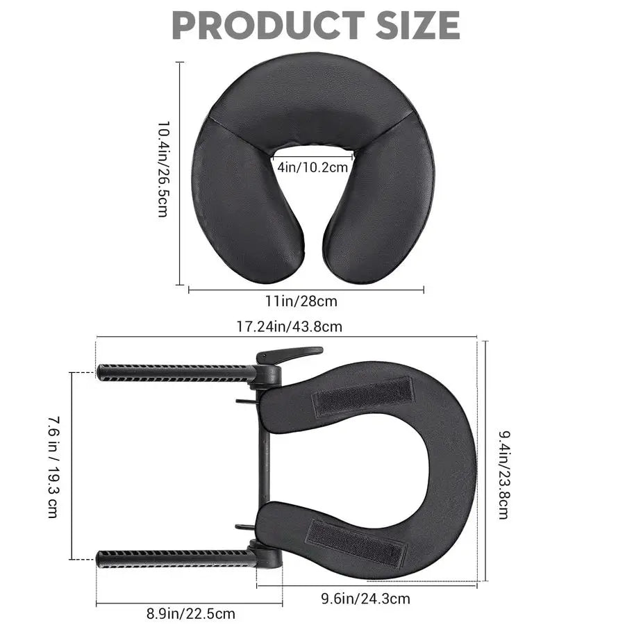 Massage Table Face Cradle amp Cushion, Adjustable Massage Chair Spa Bed Headrest amp Face Pillow Support, Massage Platform Head