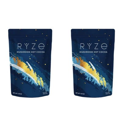 Mushroom Cocoa Powder Sleep Supplement with 6 Adaptogenic Mushroom Blend Reishi L-Theanine and Glycine To Help Fall Asleep