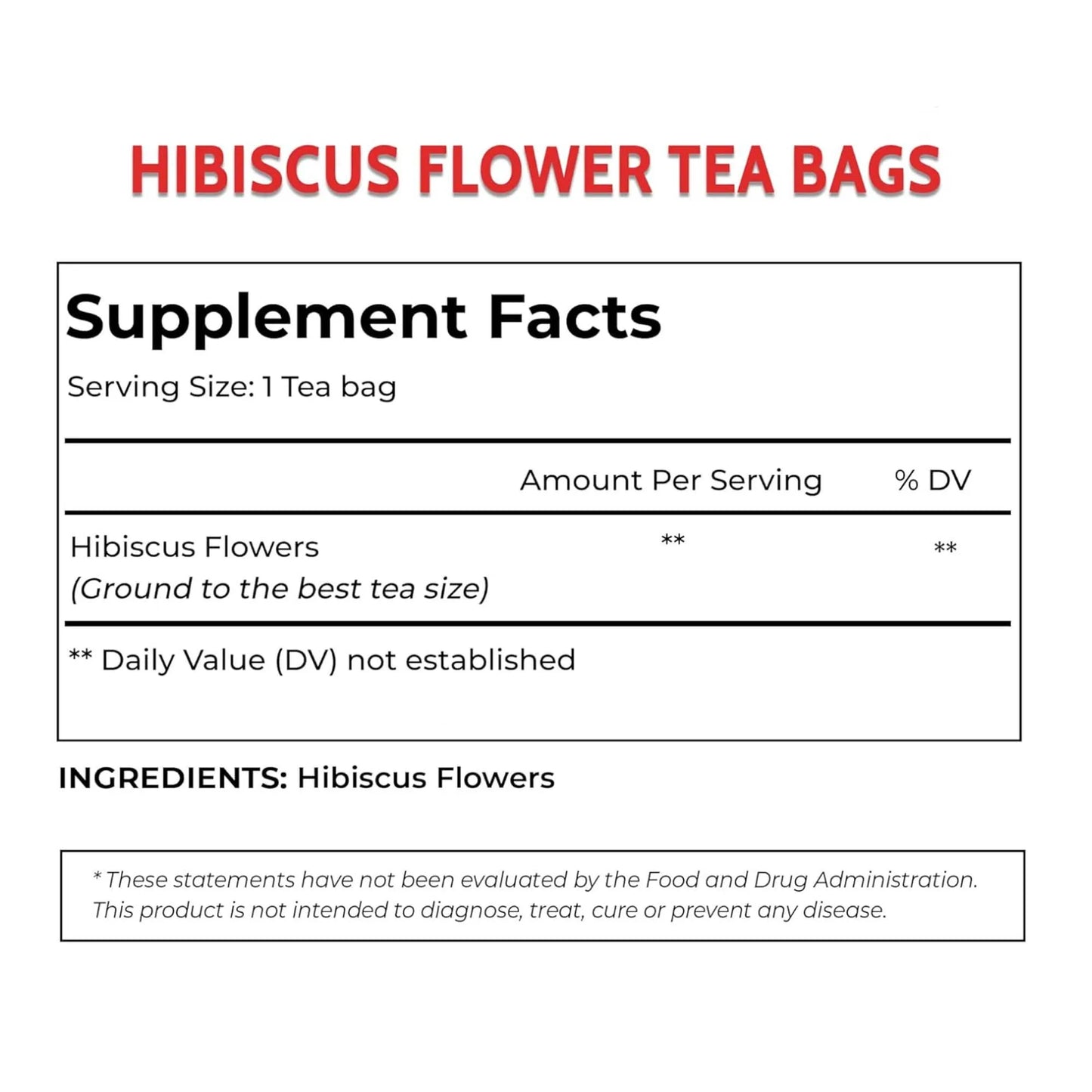 100 bags-Luoshen flower tea bag, decaffeinated herbal tea bag, rich in antioxidants, tea lovers' gift, antioxidant rich mixture