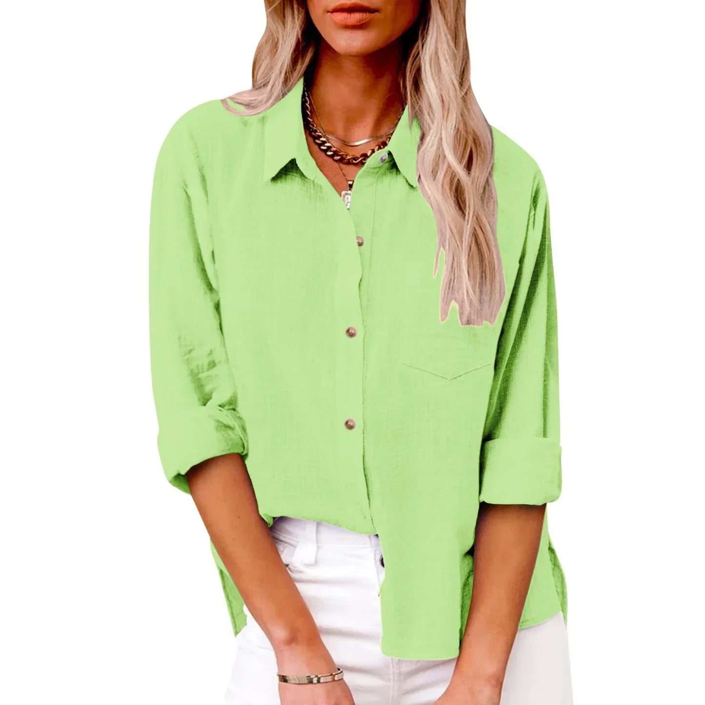 Cotton Linen Long Sleeve  T-Shirt Woman Clothes,Tshirt Elegant Casual Tops Tees Streetwear