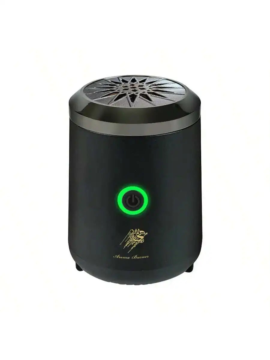 Electric Portable Aroma Diffuser, Middle Eastern Arabic Style Small Electric Incense Burner (Incense Not Included), Dual Use For Home & Car, USB Rechargeable, Suitable For Home, RV, Kitchen, Bathroom, Shower, Hotel, Public Sp