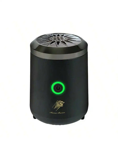Electric Portable Aroma Diffuser, Middle Eastern Arabic Style Small Electric Incense Burner (Incense Not Included), Dual Use For Home & Car, USB Rechargeable, Suitable For Home, RV, Kitchen, Bathroom, Shower, Hotel, Public Sp