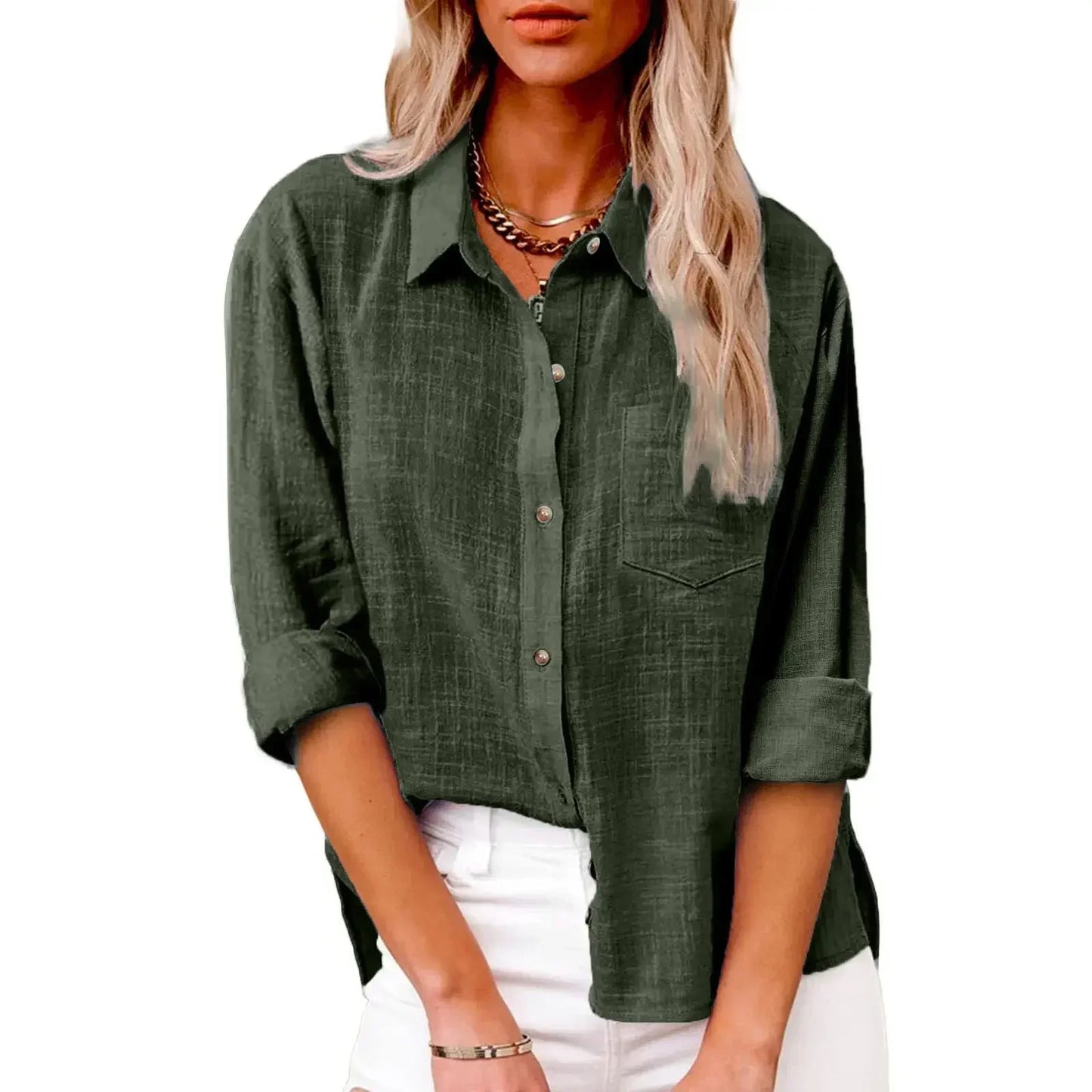 Cotton Linen Long Sleeve  T-Shirt Woman Clothes,Tshirt Elegant Casual Tops Tees Streetwear