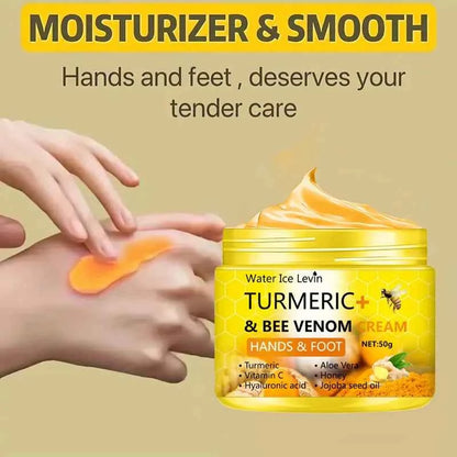 Turmeric Bee Venom Anti-Drying Crack Foot Cream Hand Cracked Repair Skin Removal Care Cream Dead Feet Hand Skin