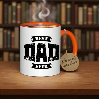 1pc 11oz the best mugs for dads forever-the perfect gift for Father's Day, birthdays, Christmas, New Year's, and Valentine's Day