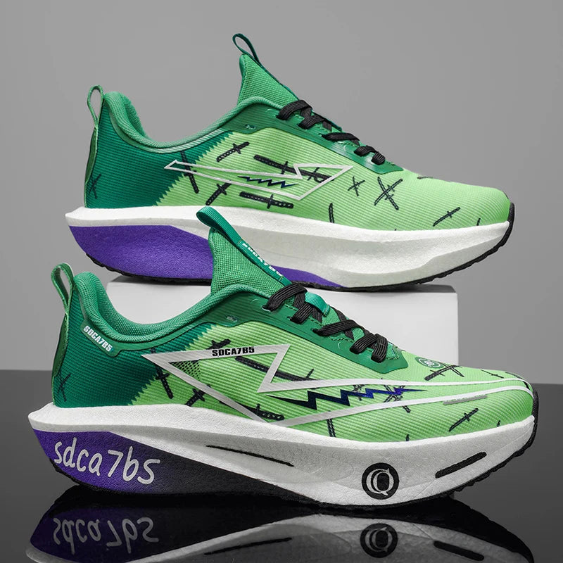 Men's Athletic Shoes - Lightweight and Breathable Running Shoes with Enhanced Cushioning and Durable Rubber Soles, Suitable for Training, Hiking, and Casual Wear - All-Season Low-Top Sneakers, Hiking and Street Shoes, Stylish