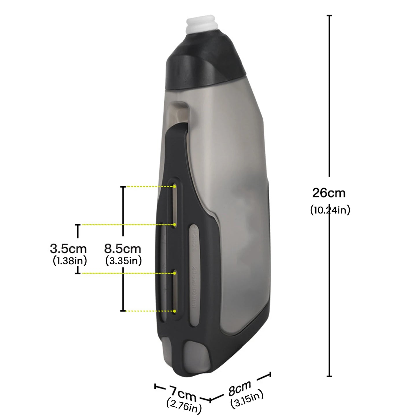 Bicycle Aerodynamic Water Bottle Bracket Set 600ml Bike Water Bottle Bicycle Water Bottle for Cycling & Sports