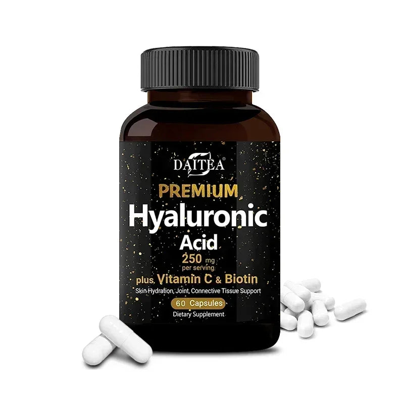Hyaluronic Acid  Supplement | Contains Vitamin C and Biotin, Skin Moisturizing, Maintain Joint Health, Promote Hair Growth