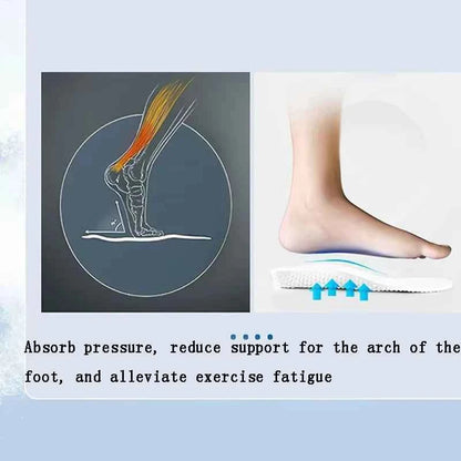Sport Insoles for Shoes Sole Shock Absorption Deodorant Breathable Cushion Running Insoles For Feet Man Women Massage Care Pads