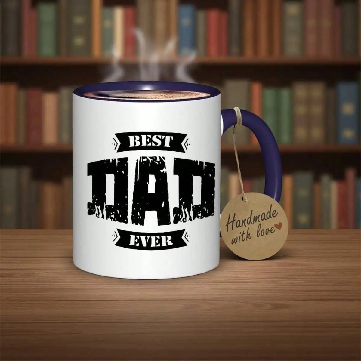 1pc 11oz the best mugs for dads forever-the perfect gift for Father's Day, birthdays, Christmas, New Year's, and Valentine's Day