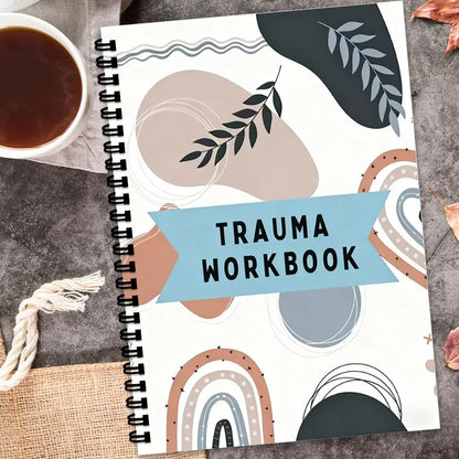 1PC Holistic Trauma Healing Workbook: Artistic Mental Health Journal for Trauma Survivors & Wellness Enthusiasts, Great for Mind