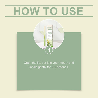 Herbal Purifier Improving Sleep Melatonin Diffusion Pen Lung Cleansing Nasal Aspirator Long-Lasting Quit Smoking Stick Diffuser