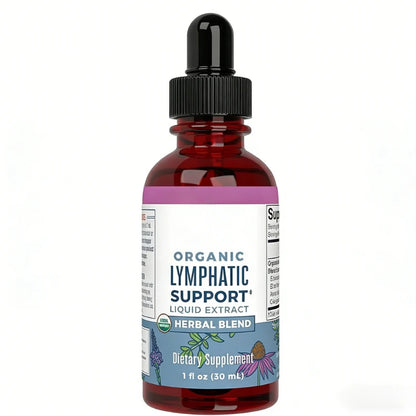 Lymphatic Support Drops Organic Lymphatic Cleanse Immune Support Supplement| Lymphatic Support with Echinacea 30 Servings